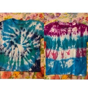 🌦️Come Clean Closet Sale🌦️ 4T Tie-Dye Tees - Blue and Purple Mix